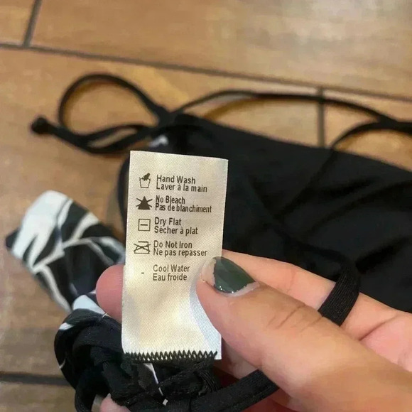 NWT L*SPACE Women's Shadow Palm bikini set medium - Picture 3 of 4